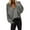 Grey, variant on Fiaer Womens Plus Size Sweater Deep V Neck Baggy Fall Long Sleeve Solid Casual Trendy Comfort Tops for Daily Wear Purple XL