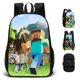thumbnail image 1 of Mochila De Juego De Dibujos Animados, Bolso De Hombro De Viaje, Mochila Escolar De Doble Cara, Mochila Ajustable Para Estudiantes De Secundaria Eigraketly AP008084-03, 1 of 6