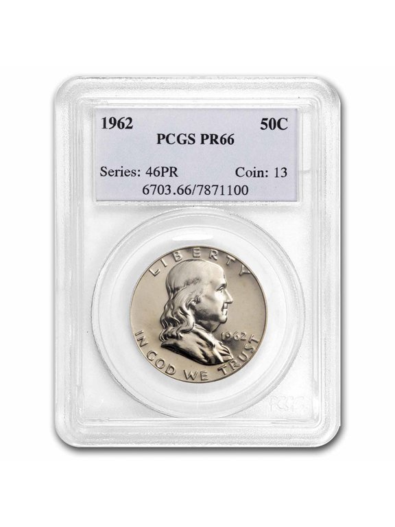1962 Franklin Half Dollar PR-66 PCGS