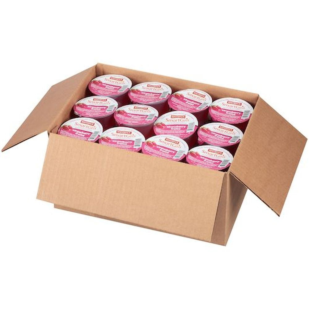 Kozy Shack Strawberry Gelatin, 3.5 Ounce -- 48 per Case.