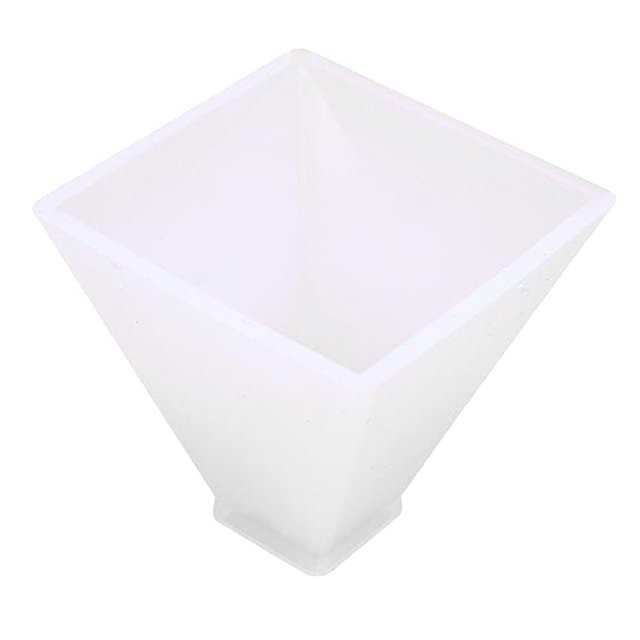 Forma de Molde de Decoración de Silicona para Jabón de Cera de Resin Sunnimix Molde de la resina de la pirámide DIY
