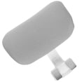 thumbnail image 1 of Reposacabezas para silla de oficina, altura ajustable, ángulo, accesorios, silla de escritorio transpirable Gris en marco blanco, 1 of 7