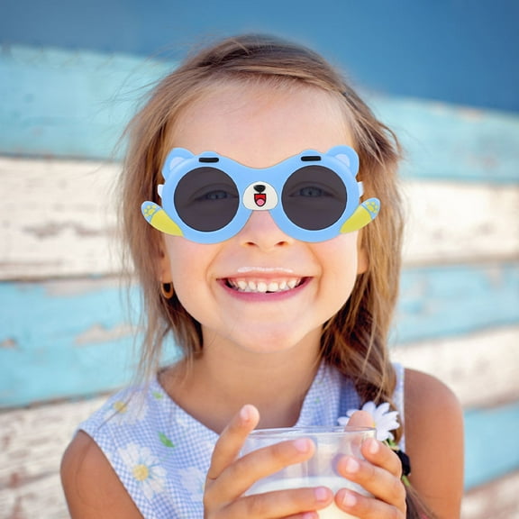 Masteelf  2 Pcs Cute Eyeglasses Sunglasses Child Men and Women