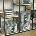 thumbnail image 4 of MesaSe Boîte de Rangement en Tissu de Lin Multifonction Durable avec Couvercle, 4 of 7