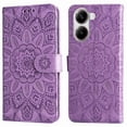 thumbnail image 1 of Funda tipo cartera GANGXUN para Xiaomi Poco X7 Pro , diseño girasol, cuero PU, soporte, cierre magnético, tarjetero, 1 of 5