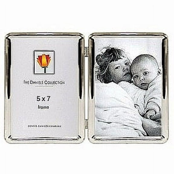 Fine silverplate 5x7 duo with Rounded Corners by Dennis Daniels - 5x7