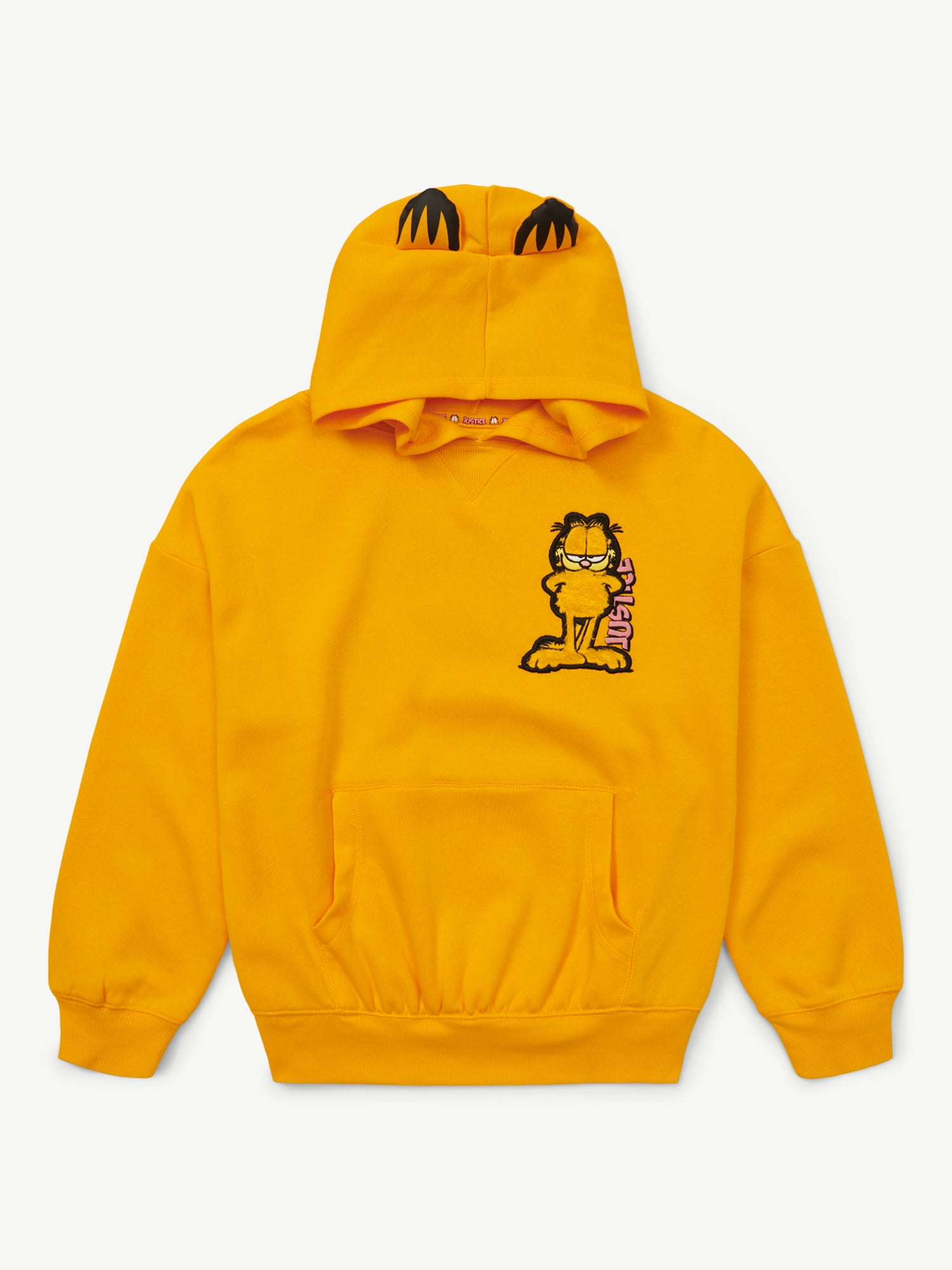 Justice x Garfield Girls Graphic Hoodie, Sizes XS - XLP