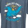 thumbnail image 3 of Dumbo - Worlds Only Flyin Elephant - Women's Short Sleeve Graphic T-Shirt, 3 of 5