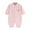Pink, variant on adviicd Baby Rompers for Boys Girls Spring and Summer Solid Color Long Sleeve Round Neck Romper (Pink,6-9 Months)