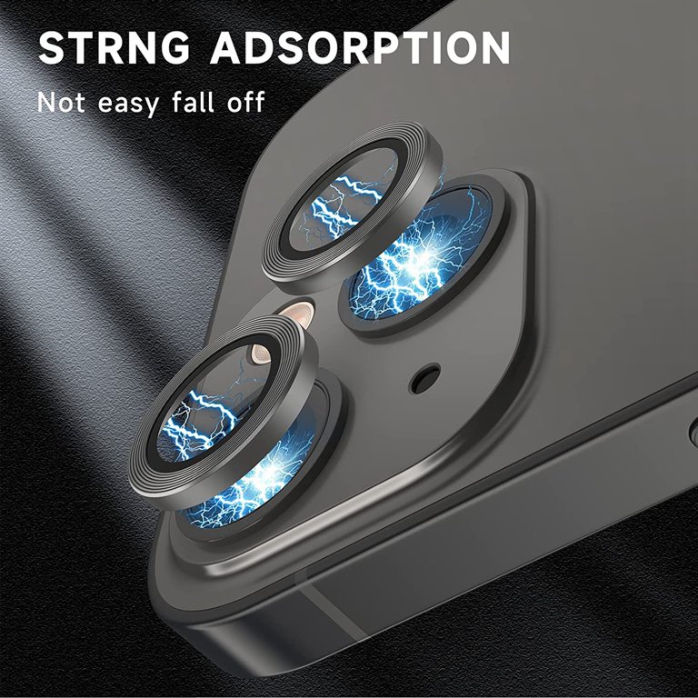 Dteck for iPhone 14 Pro Max Camera Lens Protector, for iPhone 14 Pro Camera Lens Protector, Individual Metal Anti Scratch HD Clear Case Friendly