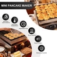 thumbnail image 4 of Non-Stick 25-Hole Electric Mini Pancake Maker, 11"×6.7"×11" Portable Griddle with Timer, Multifunction Baking Machine for Home Use, 4 of 8