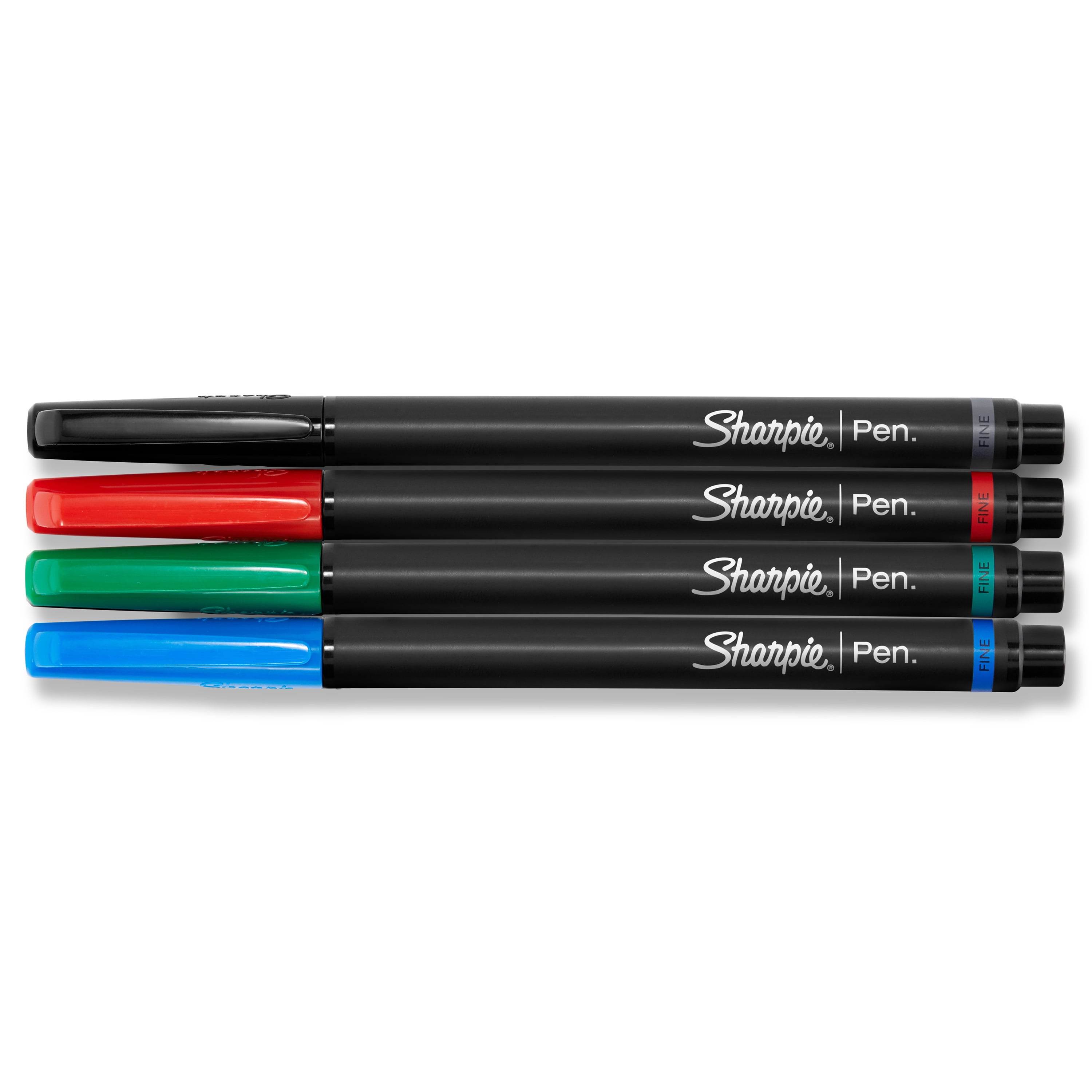 Sharpie Pens Fine Point,Turquoise/Watermelon/Hot Pink/Clover-4 piece