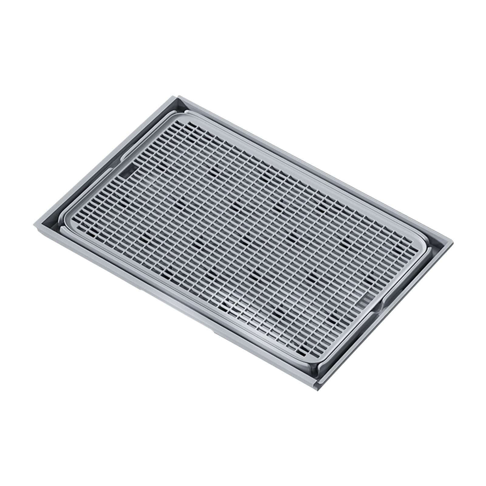 FITYLE Cat Litter Mat Cat Litter Pad Sturdy Lightweight Litter Boxes Mat Cat Litter Catcher Mat Easy Clean Kitty Litter Trapping Mat Light Gray