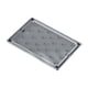 thumbnail image 3 of Alfombrilla para arena de gatos, accesorios y suministros para gatos, alfombrilla ligera para arena de interior. Gris claro, 3 of 9