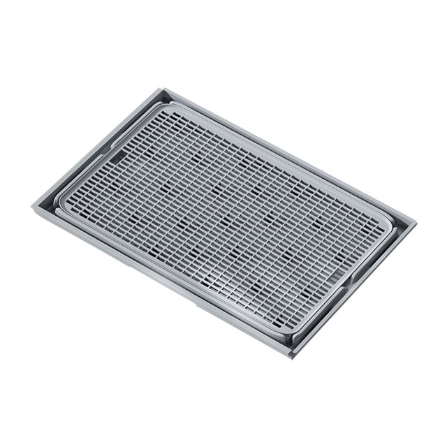 Decodeary Cat Litter Mat Kitty Litter Mat Gray Trapping Lightweight Light Sturdy Mat Litter Kitty Light Gray 42x28.5x2cm