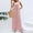 Pink, variant on Letdown Womens Overalls Loose Fit Cotton Linen Bib Overall Wide Leg Jumpsuit Rompers with Pockets