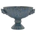 thumbnail image 1 of Plutus Brands PBTH92171 Porcelain Ceramic Footed Bowl, Blue, 1 of 1