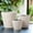 Cream, variant on Valora Oval Pattern Ceramic Planter Set (Set of 3)
