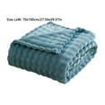thumbnail image 3 of chaungfeng Fleece Blanket - 3D Jacquard Decorative Throw Blanket for Couch & Bed, Lightweight Warm Cozy Soft Fuzzy Blankets All Seasons, Home Decoration 27.6x39.4 inches, 3 of 6
