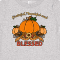 thumbnail image 4 of Inktastic Thankful Grateful and Blessed Pumpkins and Sunflower Boys or Girls Baby T-Shirt, 4 of 5