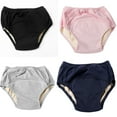 thumbnail image 3 of Cotton Incontinences Underwear For Adult Breathable Washable Leakproof Cloth Diaper Pant High Absorption Reusable Briefs, 3 of 7