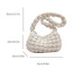 thumbnail image 3 of Bolsos de mujer Bolso bandolera de tela informal con burbujas acolchadas elegantes (Beige), 3 of 8