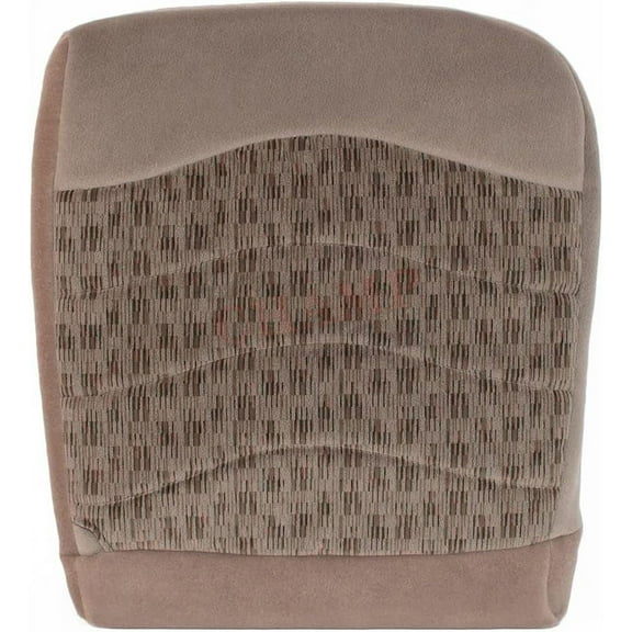 Auto Champ Of Texas -Passenger Side Bottom Cloth Seat Cover Tan (Compatible with 1999-2000 Ford F-250 F-350 F-450 XLT)