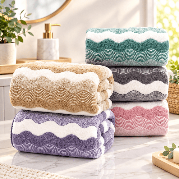 GlamourGaze Bathroom Hand Towels Set of 5 Cotton Hand Towel for Bath Hand Face Kitchen Super Soft Absorbent Machine Washable 14 x 30 Inch