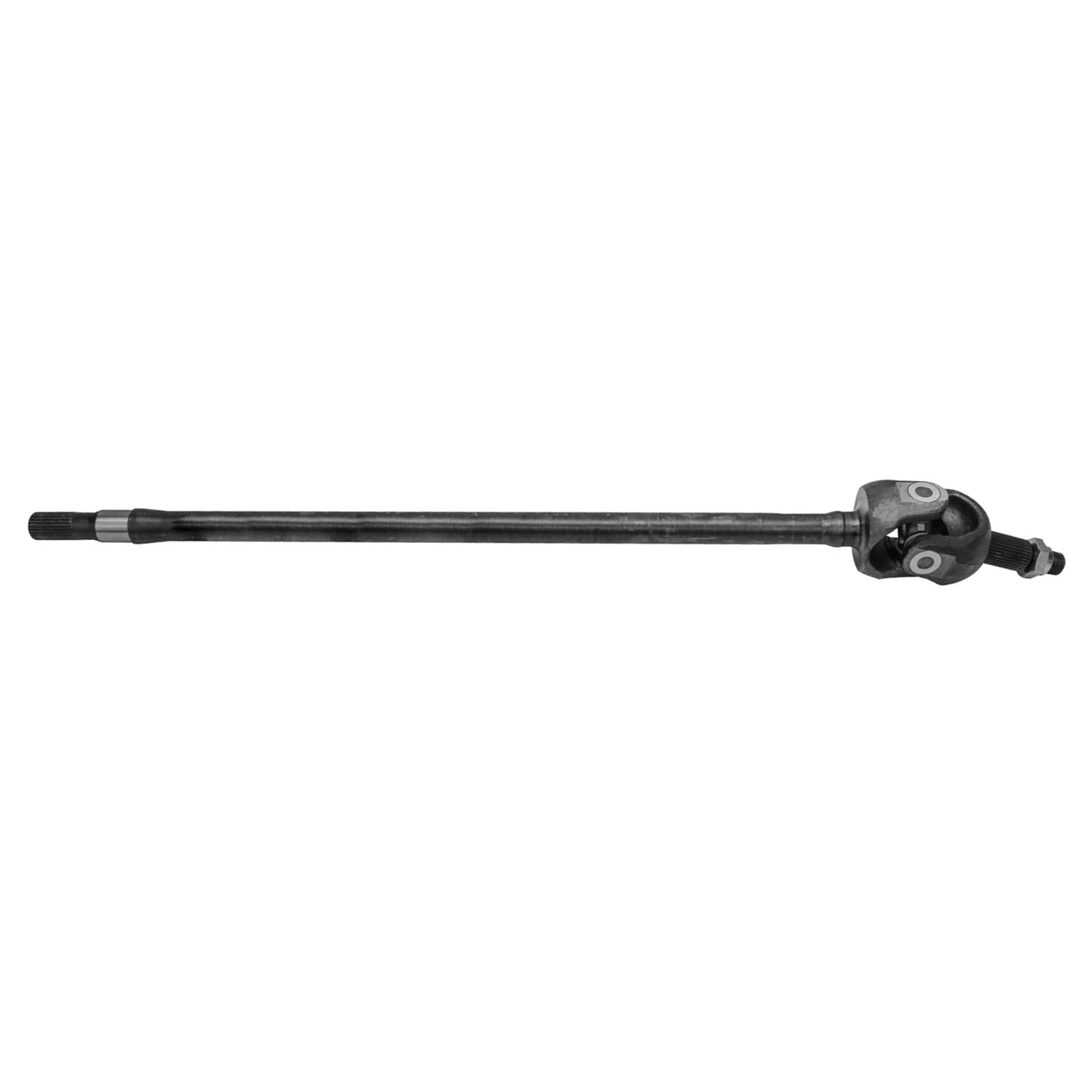 Detroit Axle - Front 2pc U-Joint Axles for 2007-2018 Jeep Wrangler 2018 Wrangler JK [w/Dana 30 Axle], 2008 2009 2010 2011 2012 2013 2014 2015 2016 2017 2 U-Joint Axle Shafts Assembly Replacement