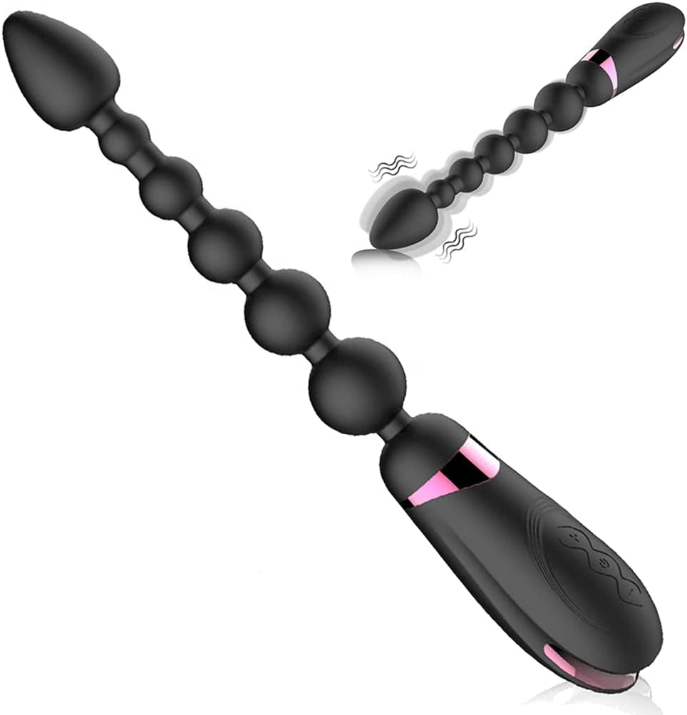 Anal Vibrator Toy,6 Balls Dildo Vibrator Set Luxury Metal Butt Toys Heart Shaped Anal Trainer Jewel Butt Plug Kit SandM Adult Gay Anal Plugs Woman Men Sex Gifts Things for Beginners Couples - pic pic