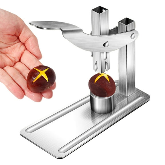 Stainless Steel Nut Cracker Chestnut Clip Chestnut Opening Tools Manual Chestnut Opener Metal Walnuts Nut Plier for Home