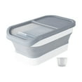 thumbnail image 3 of Contenedor de almacenamiento de alimentos para perros y gatos Yuyangstore Contenedor de almacenamiento Gris, 3 of 8