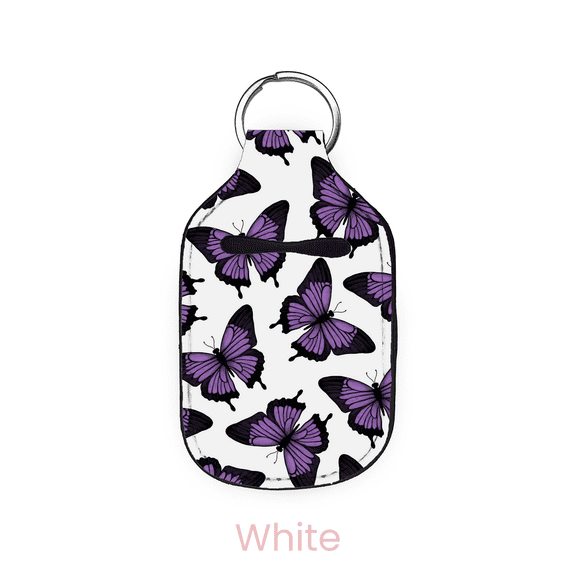 abbyrose Purple Butterflies Hand Sanitizer Holder