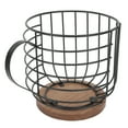 thumbnail image 2 of Soporte para cápsulas de café en forma de taza, cesta de almacenamiento para cápsulas de café, mostrador, barra de café, mesa, cocina, sala de estar, negro sin palabras, 2 of 10