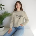 thumbnail image 4 of Motivational You Are Enough Always Women's Crewneck Sweatshirt, 4 of 4