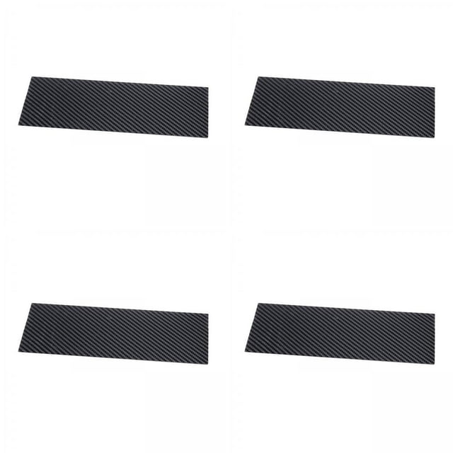 4x 125x75mm 0,5 MM/1,0 MM/2,0 MM/3,0 MM 3K láminas de Panel de tejido de licencia de fibra de carbono Hugo Hoja de fibra de carbono