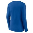 thumbnail image 3 of Women's  Blue Tampa Bay Lightning Primary Logo Long Sleeve V-Neck T-Shirt, 3 of 3