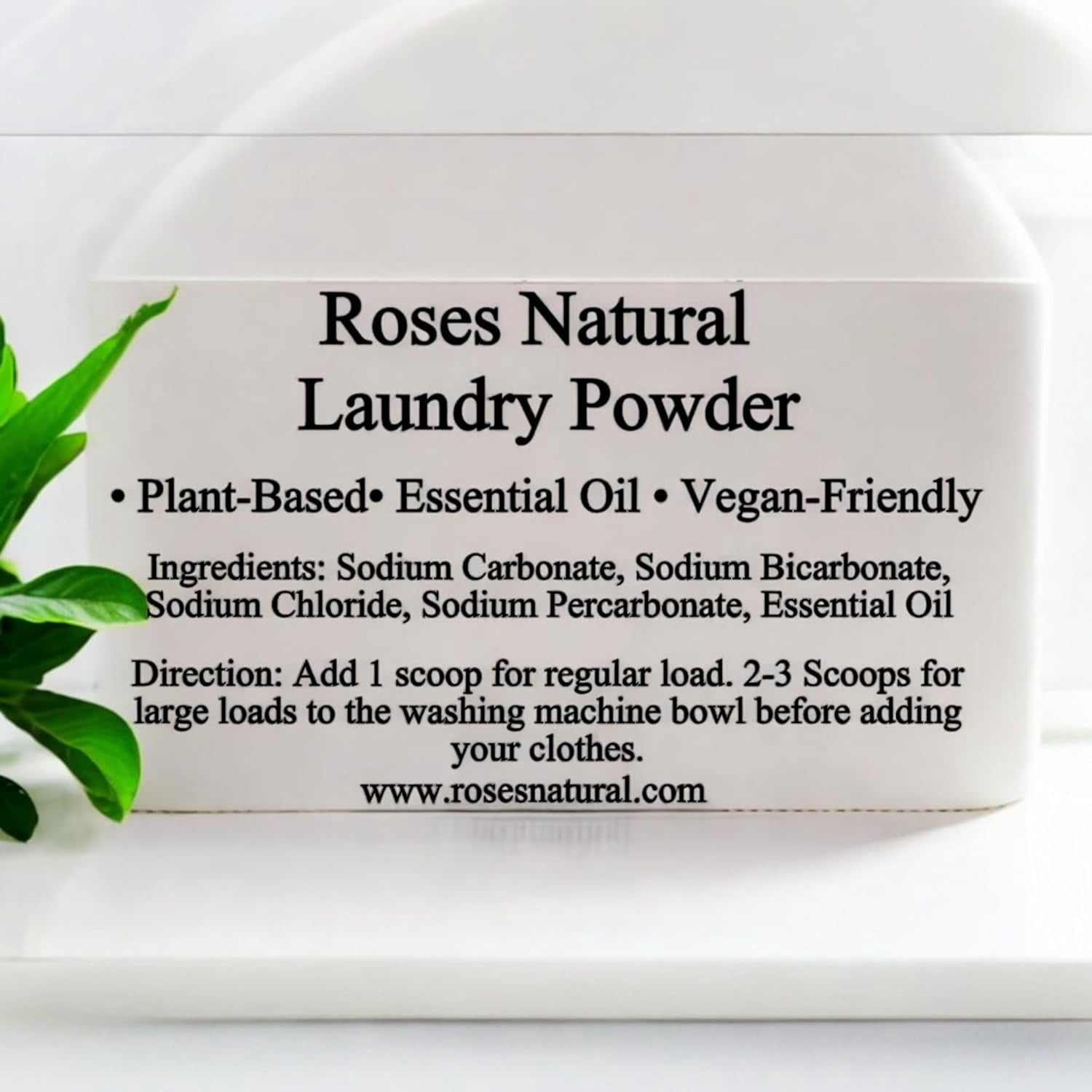 Patchouli 3-in-1 Laundry Detergent, Super Concentrated, All-Natural, Sulfate-Free, 32 oz, Non-Toxic, Stain Remover, Vegan-Friendly,