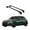 Black, variant on Erkul Roof Rack Cross Bars for Mini Cooper Hardtop 2014-2025 | Anti-Theft Lock Aluminum Crossbars for Rooftop | Compatible with Flush Rails - Black