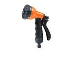 thumbnail image 1 of Boquilla de pulverización HoseCoil con cuerpo de metal y cabezal de pulverización ajustable de 8 patrones Boquilla de riego ligera (naranja-1 unidad) LingWen 9024736130801, 1 of 5