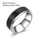thumbnail image 5 of Jumpingount Anillo de hombre de acero inoxidable, anillos cerrados, decoración de mano, empalme de novio, joyería masculina de moda para citas, Ropa, zapatos y accesorios Miscelánea, 5 of 6