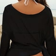 thumbnail image 6 of Feancey Women's Mesh Cover Up Tops Beach Long Sleeve Sun Protection Shirt Sheer Bikini Swimsuit Coverups for Summer Vacation Black Free Size, 6 of 7