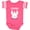 Football Pink and White, variant on Inktastic Chicken Barnyard Farm Cluck Boys or Girls Baby Bodysuit