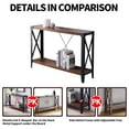 thumbnail image 3 of Open Box 46 Inch 2-Tier Console Sofa Hallway Entryway Accent Table, 3 of 7