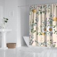 thumbnail image 2 of Pioneer Flower Floral Print Pattern Shower Curtain 72"x84" ,Bathroom Decorative Shower Curtains Set with 12 Hooks,Modern Waterproof Washable Shower Curtain, 2 of 6