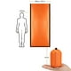 thumbnail image 2 of Saco de dormir de emergencia Camping Life, manta impermeable y abrigada, 2 of 5