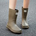 thumbnail image 6 of KANG Stylish Women's Rain Shoes Mid Calf Boots With Slip Sole For Rainy Days Perfect For Casual Outfits And Outdoor Activities, 6 of 7