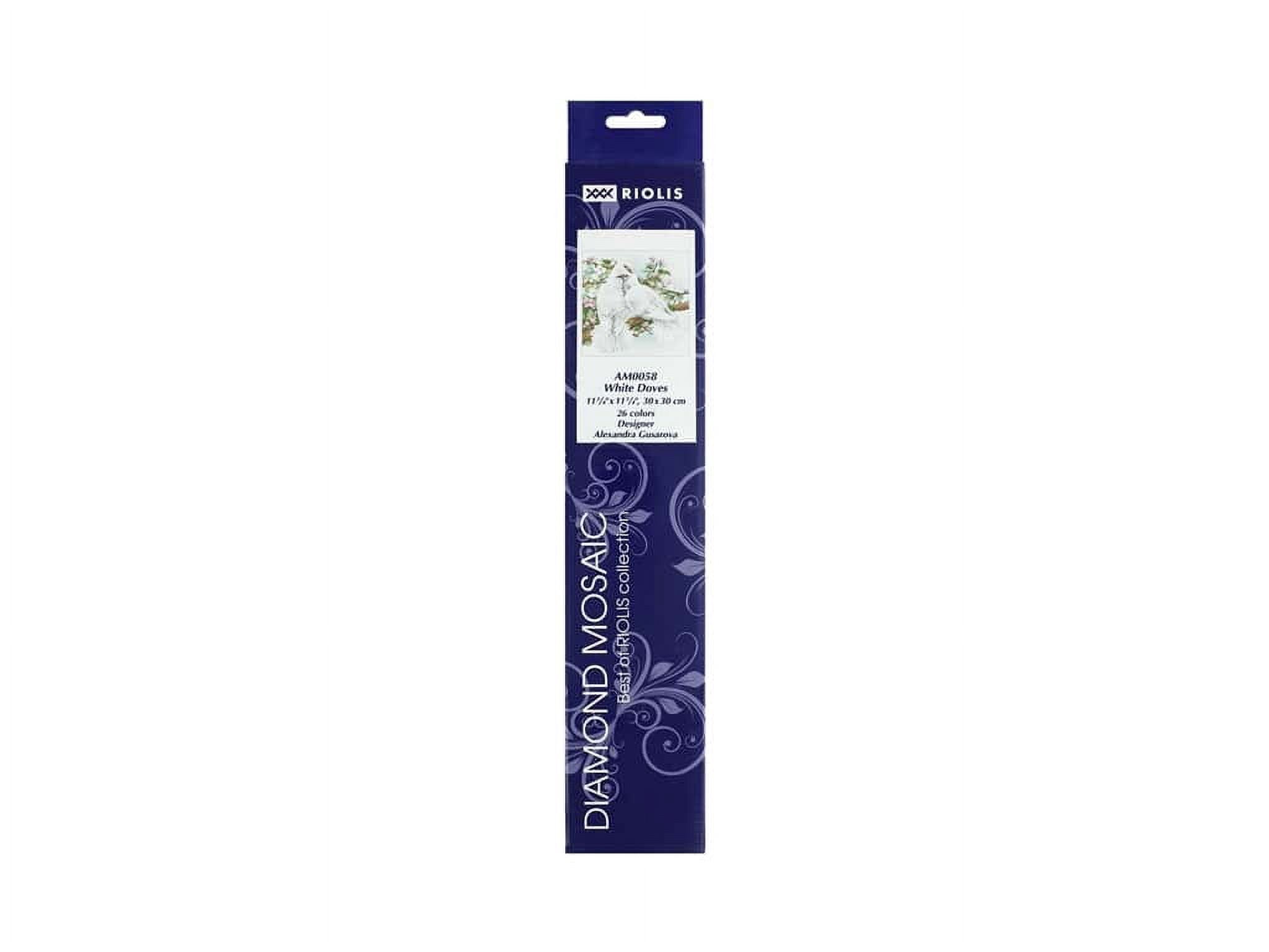 Riolis Diamond Mosaic Kit 11.75x11.75" White Doves