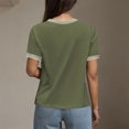 thumbnail image 2 of Cilsoka T Shirts for Women Plus Size Loose Fit Womens Tops Dressy Casual Cotton Workout Tees for Women With Sayings Blouses for Women Casual Short Sleeve My Orders Placed, 2 of 5