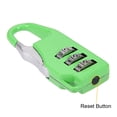 thumbnail image 2 of Unique Bargains 3 Digit Combination Padlock, 3.5mm Shackle, Zinc Alloy Code Padlock Green, 2 of 4